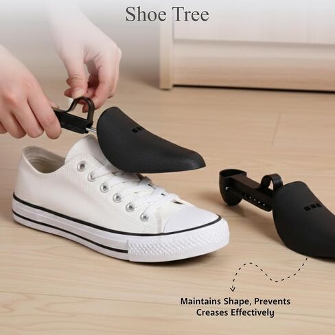 Shoe Washing Machine Bag, 2 Pcs Cylindrical Laundry Shoe Bag for Washer and Dryer with Adjustable Shoe Trees, 360 Deep Cleaning Sneaker Washing Bag with Zipper, Fits All Shoe Types and Sizes, White in Saudi Arabia