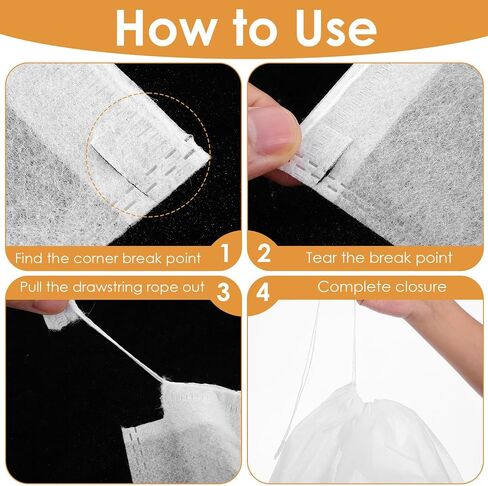 Qianyu 100 PCS Dust Bags for Purses, Handbag Storage Bags Purse Protector with Drawstring Breathable Non-woven Bag Covers Disposable Closet Organizer for Shoe Clothes Travel Home in Kuwait