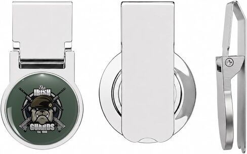 Irish Guards Premium Stainless Steel Money Clip for Men - Slim Front Pocket Wallet in Kuwait