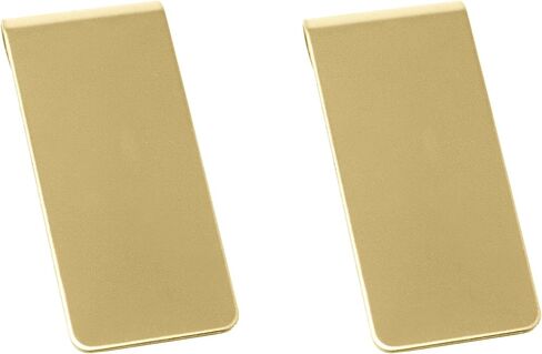 Set of 2 Chrome-Plated Stainless Steel Money Clips in Silver (Bronze Victorian Scroll) in Kuwait