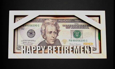 Personalized Happy Retirement Money Holder - Cash Gift Holder - Custom Message Gift - Retirement Party in Kuwait
