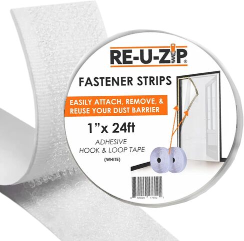 RE-U-ZIP® Hook & Loop Fastener Strips | 24 ft Adhesive Mounting Tape in Saudi Arabia