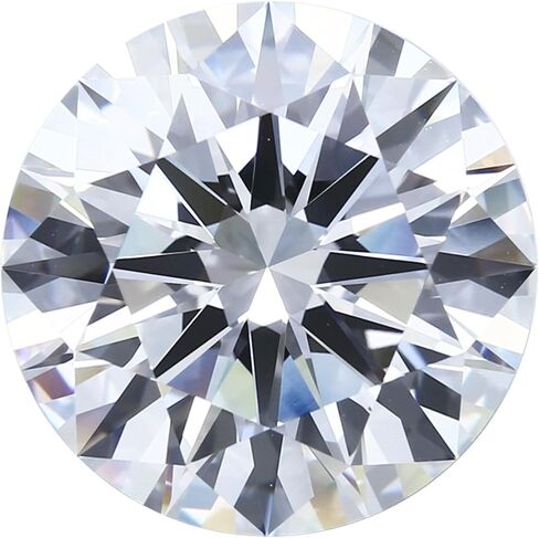 Moissanite Stone Lab Grown Loose Diamond, 0.5-12 Carats D Color VVS1 Clarity Round Cut Moissanite Loose Gem Stones with GRA Certificate for Ring Pendant Jewelry Making in Kuwait