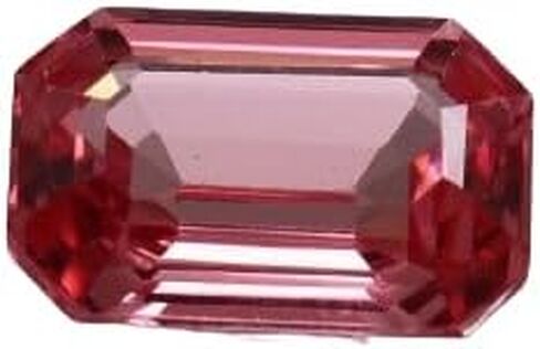 8.20 Ct Natural Padparadscha Sapphire – Emerald Cut Certified Unheated Pink Peach Gemstone | Rare Ceylon Sapphire Loose Stone for Ring & Pendant in Kuwait