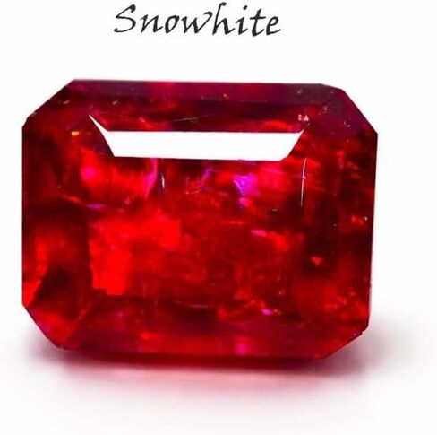 Natural Red Beryl Bixbite 11 Carat Rare Certified Gemstone Emerald Cut Intense Deep Red High-End Loose Gem in Kuwait