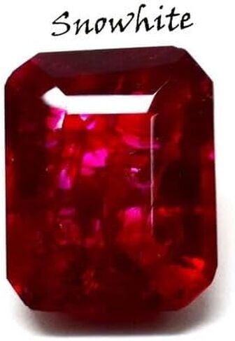 Natural Red Beryl Bixbite 11 Carat Rare Certified Gemstone Emerald Cut Intense Deep Red High-End Loose Gem in Kuwait