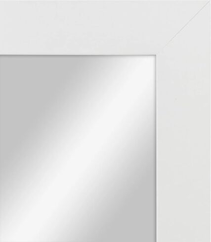 Over The Door Full Length Mirror 14.25" x 50.25" – Space Saving Wall-Free Door Mirror for Dorm Bedroom Apartment, Stable Hanging System, Damage-Free Easy Installation in Kuwait