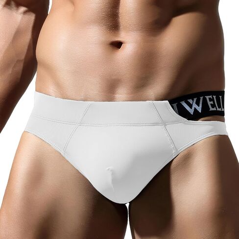 FEOYA Men's Sexy Bikini Briefs Low Rise Pouch Panties Underwear Stretchy Thong Underpants in Kuwait
