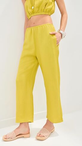 LE BOP Women's Kelsey Linen Pants in Kuwait