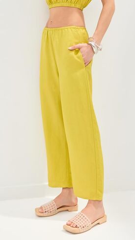 LE BOP Women's Kelsey Linen Pants in Kuwait