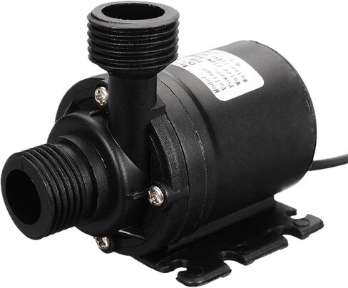 DC 12V/24V Electric Water Pump Portable Submersible Water Pump 5/5.5M 800L/h Brushless Motor for Cooling System Fountains Heater(24V 5m) in Kuwait