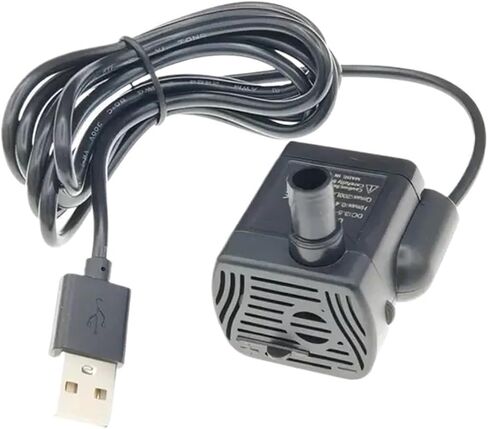 Silent USB Powered Fountain Water Pump - Submersible, 3W Dc, 200L/H Flow, Abs Shell in Kuwait