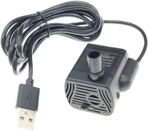 Silent USB Powered Fountain Water Pump - Submersible, 3W Dc, 200L/H Flow, Abs Shell in Kuwait