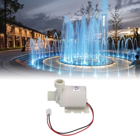 Submersible Pump Versatile 8LMin 3meter Lift for Solar Water Heater, ABS Resin Metal for Decorative Fountains Beer Production in Kuwait