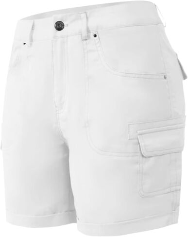 Womens Cargo Shorts with Pockets Loose Fit Casual Summer High Waisted Bottoms Lightweight Ladies Baggy Short Pants in Saudi Arabia