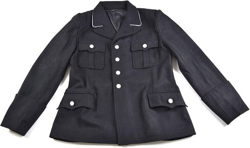 Replica WWII German Elite M32 Officer Uniform Black Wool Tunic（Without Breeches） in Saudi Arabia