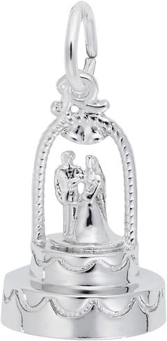 Wedding Cake Charm, Charms for Bracelets and Necklaces in Kuwait