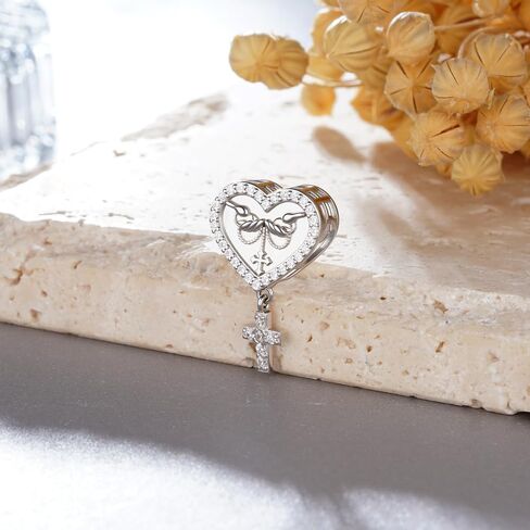 Christian Charms 925 Sterling Silver Religious Charms Cross Jewelry Gifts for Bracelets for Women in Kuwait
