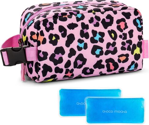Choco Mocha Snack Bag for Kids Small Cooler Bags Insulated & Freezable Snack Bag For School Toddler Snacks Bag, Car Blue in Saudi Arabia