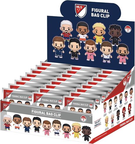 MLS Players 3D Foam Bag Clip, Series 2 – Blind Bag (ONE Random Figure) – Major League Soccer Character Keychain/Backpack Accessory | Official Licensed Merchandise in Saudi Arabia