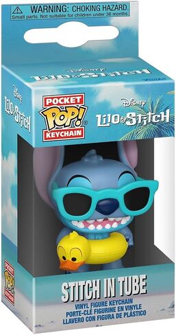 Funko Pop! Keychain: Lilo and Stitch - Tuber Stitch - Novelty Keyring - Collectable Mini Figure - Stocking Filler - Gift Idea - Official Merchandise - Disney Fans - Backpack Decor in Kuwait