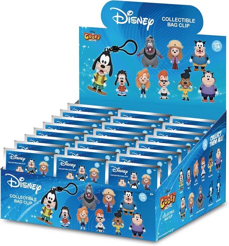 Disney Goofy Movie 3D Foam Bag Clip, Series 74 – Blind Bag (ONE Random Figure) Character Keychain/Backpack Accessory | Official Licensed Merchandise in Kuwait