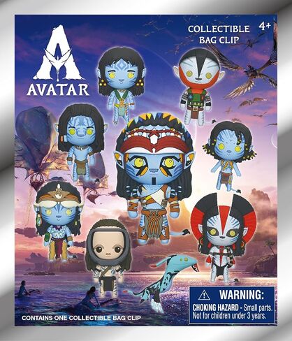 Disney Avatar Movie 3 3D Foam Bag Clip – Blind Bag (ONE Random Figure) Character Keychain/Backpack Accessory | Official Licensed Merchandise in Kuwait