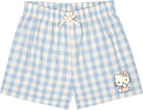 Hello Kitty Girls T-Shirt and Gingham Seersucker Shorts Outfit Set Toddler to Big Kid Sizes (4T - 14-16) in Kuwait