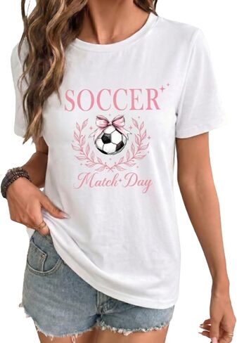 EVALESS Womens Summer Tops Casual Graphic Tees Crewneck Short Sleeve Shirts Spring 2026 Fashion T Shirts in Kuwait
