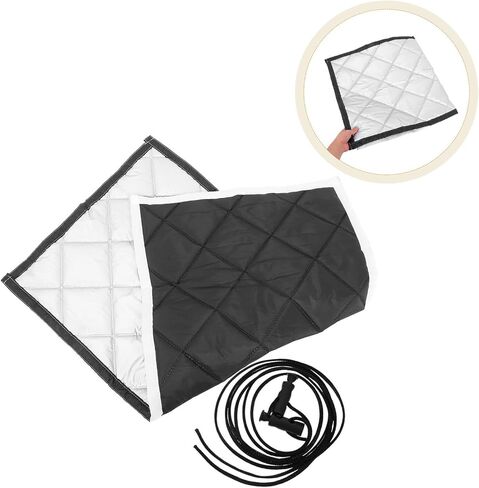 Soundproof Thermal Insulated Curtain Liners for Home and Study Rooms with Oxford Cloth Thick Cotton Material, Sealing Function, Easy Installation, Hook and Loop Design, Noise in Saudi Arabia
