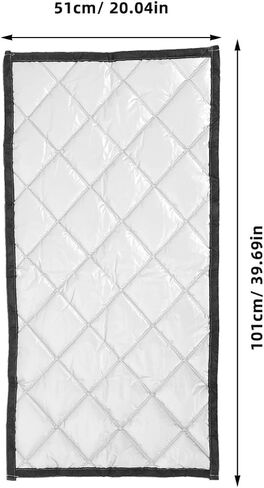 BESPORTBLE Soundproof Curtain Liner for Windows with Hook and Loop, Oxford Cloth Thick Cotton Material, Sound Absorption and Sealing Features, Noise Reducing Blackout Drapes for Bedroom in Kuwait