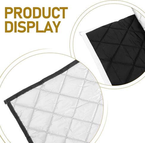 BESPORTBLE Soundproof Curtain Liner for Windows with Hook and Loop, Oxford Cloth Thick Cotton Material, Sound Absorption and Sealing Features, Noise Reducing Blackout Drapes for Bedroom in Kuwait