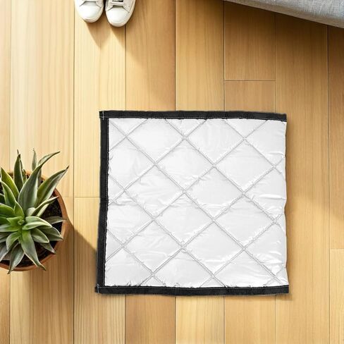 Thermal Insulated Curtain Liner 50x100cm Noise Blocking Drapes Silver Front Black Back for Living Room Bedroom Door Insulation in Saudi Arabia