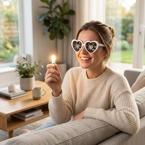 3 Pcs Diffraction Glasses Refraction Glasses, Kaleidoscope for Rave Parties, Special Effect Vision Enhancement in Saudi Arabia