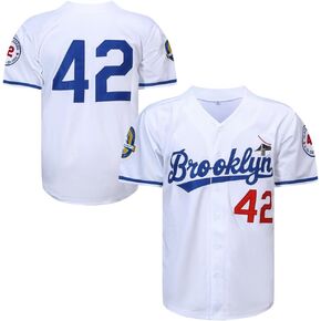 Men's Black Legend Baseball Jerseys #42 Stitched Hip Hop Button Down Sports Shirts in Saudi Arabia