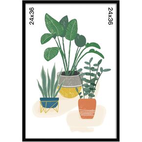 24x36 Black Flat Profile Wall Photo Frame in Saudi Arabia