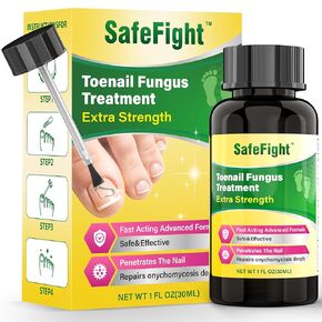 Toenail Fungus Treatment with 25% Undecylenic Acid & Tolnaftate, SafeFight Nail Repair Solution for Fungi Nail, Toenail Fungus Treatment Extra Strength Nail Repair for Fungi Nail in Saudi Arabia