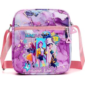 Kawaii K-pop Crossbody Bag with Adjustable Shoulder Straps, Cute Anime Shoulder Bag with Zipper, Cartoon Merch for Womens Birthday Gifts in Kuwait