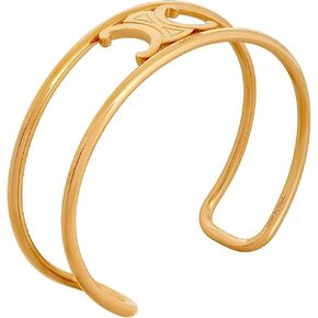 18K Gold Plated Copper Open Bangle for Women, Adjustable Dainty Bracelet, Hypoallergenic Elegant Jewelry for Daily Wear & Gift in Saudi Arabia
