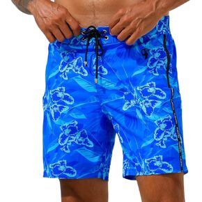Tucann Men's Trunks 7" Compression Liner Quick Dry Zipper Pocket Chlorine Resistan 4 Way Stretch Swim Shorts for Men in Saudi Arabia