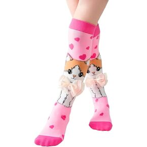 Girls Crazy Socks Knee High 3D Animal Socks for Kids Funny Wacky Novelty Animals Sock Gifts for Girls Teens Women in Saudi Arabia