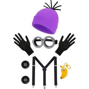 Cartoon Character Costume Accessories for Adults, Funny Accessory Kit with Goggles Buttons for Halloween Cosplay in Saudi Arabia