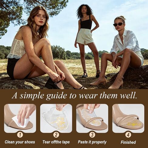 Ball of Foot Cushions：Metatarsal Pads for Women - High Heel Inserts - Foot Pain Relief and Comfort Pads(2 Pairs) in Saudi Arabia