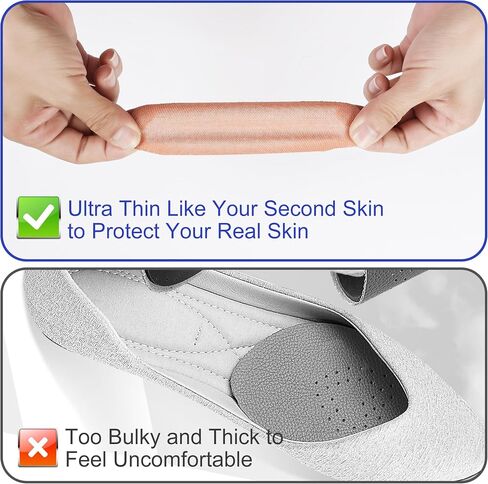 Blister Prevention Tapes for Ball of Foot | Pre-Cut & Ultra Large Bandages for Feet Hot Spots | Waterproof & Strong Stick Patches for Foot | Self-Stick Blister Cushions, 50 PICS, Beige in Saudi Arabia