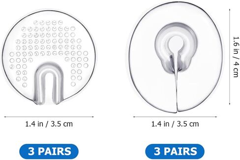 MAGICLULU 6 Pairs Clear Gel Toe Post Protectors, Transparent Pu Sandal Post Cushions, Anti-Slip Blister Prevention Pads for Sandals & Slippers, Foot Pain Relief Inserts for Adults, Unisex in Kuwait