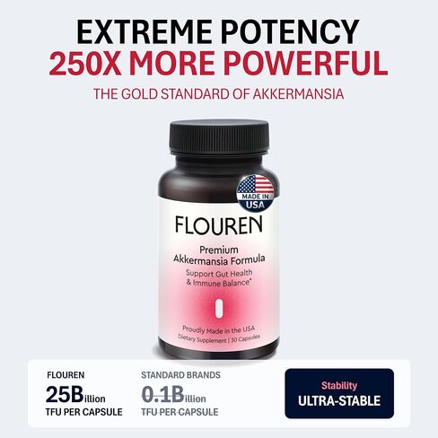 Postbiotic Formula - Probiotic Capsules with Akkermansia EB-AMDK19 for Digestion & Immune Balance Supplement, 25 Billion TFU in Kuwait