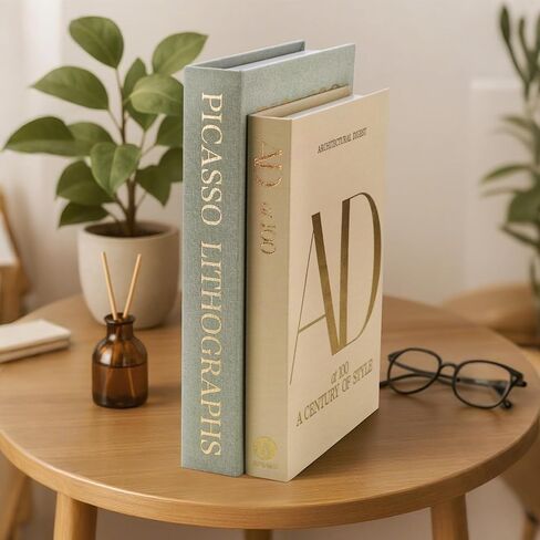 Decorative Books for Home Decor - Coffee Table Books Faux/Fake - Aesthetic Home Room Decor for Shelf Living Room Mantle TV Stand Entryway Office - Decorations for Home in Saudi Arabia
