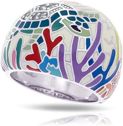Belle Etoile Sea Turtle Ring Ivory Ring Size: 8 in Saudi Arabia