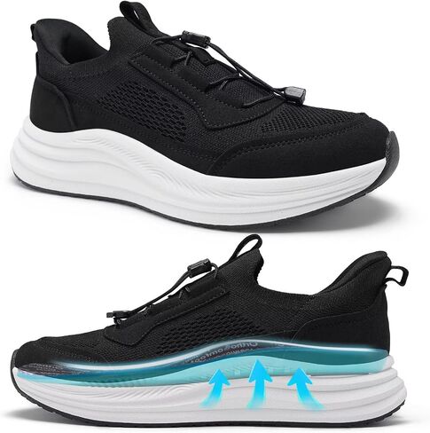 Women's Orthopedic Road Running Shoes: Comfortable Arch Supports Plantar Fasciitis Orthotic Athletic Sneakers, Casual Flat Feet High Arch Sports Walking Shoes for Foot Heel and Pain Relief in Kuwait