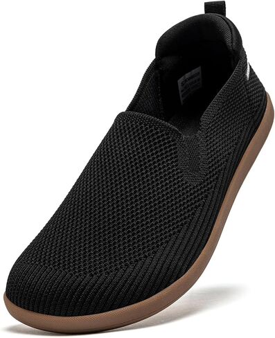HOBIBEAR Women's Wide Toe Box Barefoot Walking Shoes | Slip-On Minimalist Walking Sneakers | Zero Drop Sole Outdoor in Kuwait